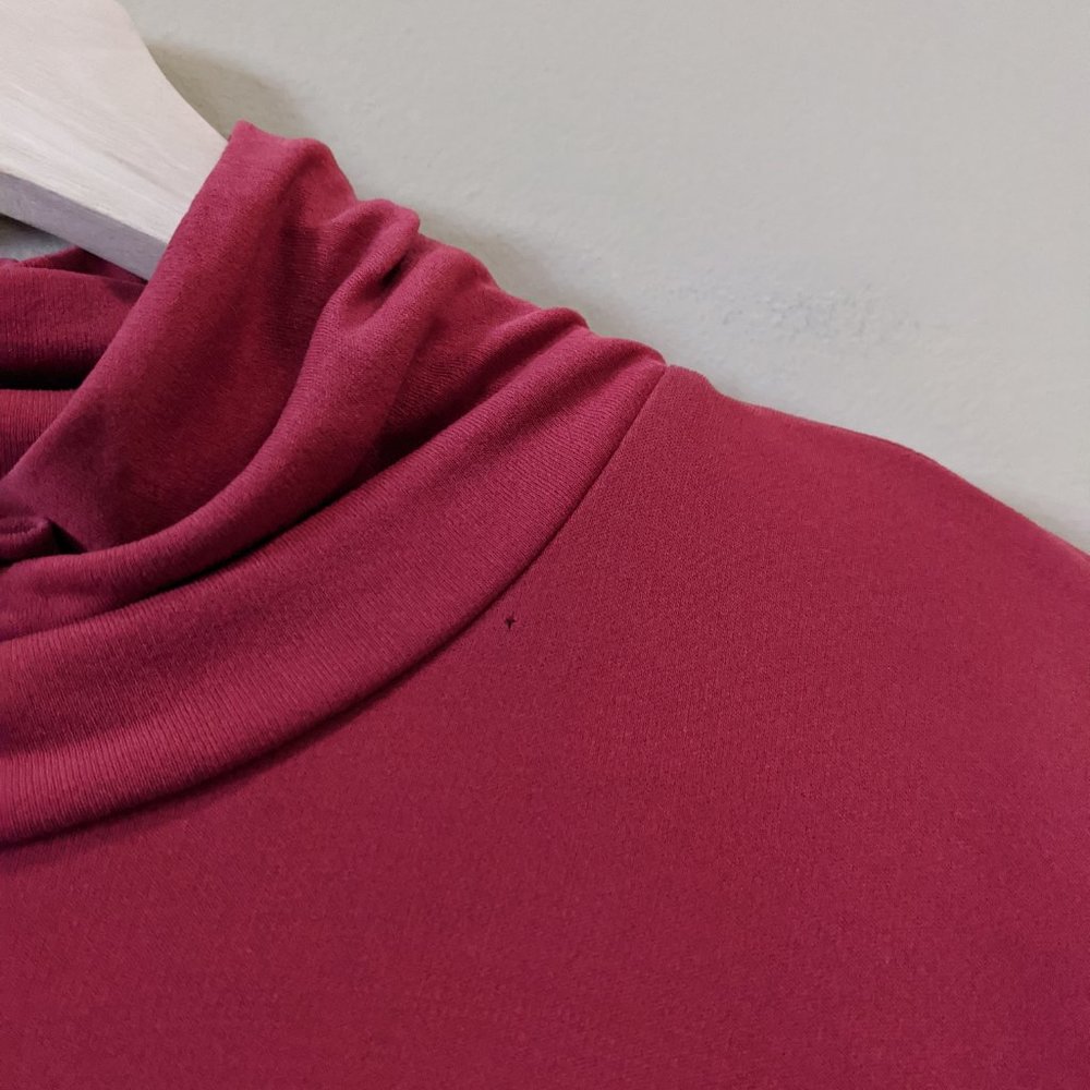 Eileen Fisher Scrunch Neck Silk Jersey Turtleneck_5